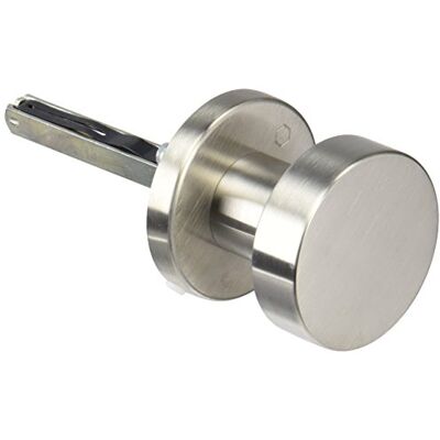 HOPPE Pomo para Puerta en Roseta Redonda, Forma cilíndrica, Acero Inoxidable Mate, 1 Pieza HOPPE Pomo para Puerta en Roseta Redonda, Forma cilíndrica, Acero Inoxidable Mate, 1 Pieza