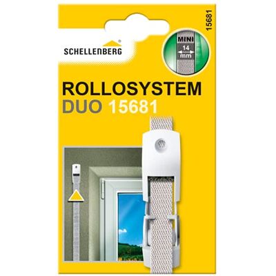 Schellenberg Guía para Cinta con Juntas persiana DUO MINI, color blanco Schellenberg Guía para Cinta con Juntas persiana DUO MINI, color blanco