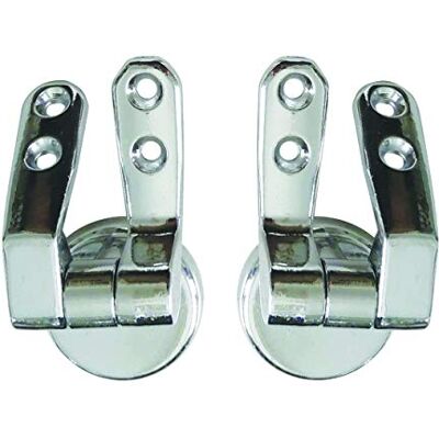 MSV Lote DE BISAGRAS Zinc 7x4x3 para Tapa WC COTEXSA MSV Lote DE BISAGRAS Zinc 7x4x3 para Tapa WC COTEXSA