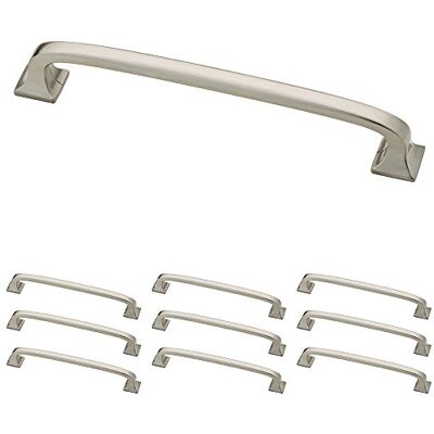 Franklin Brass Franklin Latón Heirloom Plata 5" Lombard Cocina o Muebles Gabinete Hardware Cajón Tirador Tirador, Franklin Brass Franklin Latón Heirloom Plata 5" Lombard Cocina o Muebles Gabinete Hardware Cajón Tirador Tirador,