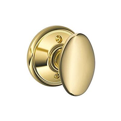 SCHLAGE F170 SIE 605 Siena Pomo de latón pulido SCHLAGE F170 SIE 605 Siena Pomo de latón pulido