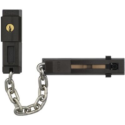 ABUS Cadena de seguridad SK78 para puerta de entrada y de vivienda cerrable con llave con seguro para niños apta para puertas con apertura a izquierda y derecha ABUS Cadena de seguridad SK78 para puerta de entrada y de vivienda cerrable con llave con seguro para niños apta para puertas con apertura a izquierda y derecha