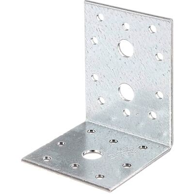 Alberts Conector en ángulo (galvanizado, 60 x 80 x 60 mm, 18 unidades) Alberts Conector en ángulo (galvanizado, 60 x 80 x 60 mm, 18 unidades)