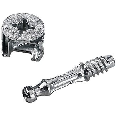 Merriway Bulk Hardware Paquete plano Muebles Gabinete Tornillo de fijación Tuerca perno de bloqueo (15 mm x 11.7 mm) y clavija (M6 x 35 mm), juego de 10 piezas Merriway Bulk Hardware Paquete plano Muebles Gabinete Tornillo de fijación Tuerca perno de bloqueo (15 mm x 11.7 mm) y clavija (M6 x 35 mm), juego de 10 piezas