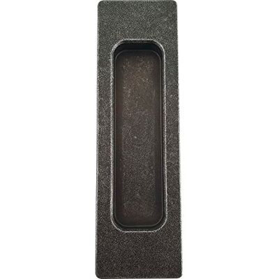 HALCÖ Tirador de puerta corredera largo sin agujeros para tornillos, mango de entrada para puertas correderas, hierro galvanizado, negro HALCÖ Tirador de puerta corredera largo sin agujeros para tornillos, mango de entrada para puertas correderas, hierro galvanizado, negro
