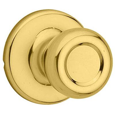 Kwikset Tylo Pomo para pasillo o armario (latón pulido) Kwikset Tylo Pomo para pasillo o armario (latón pulido)