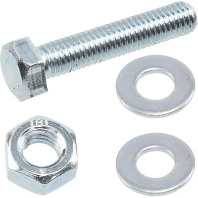 AERZETIX Juego de 20 tornillos M8x40 mm con cabeza hexagonal + 40 arandelas M8x16 mm + 20 tuercas hexagonales M8 para bricolaje y fijación ligera en acero AERZETIX Juego de 20 tornillos M8x40 mm con cabeza hexagonal + 40 arandelas M8x16 mm + 20 tuercas hexagonales M8 para bricolaje y fijación ligera en acero