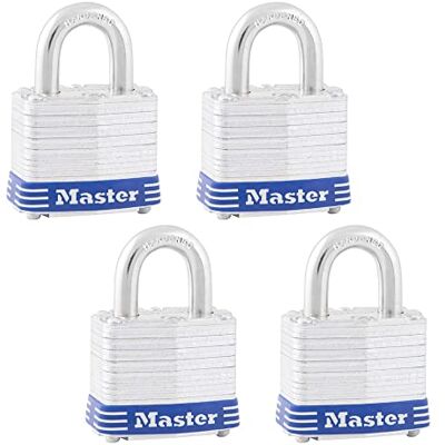 Master Lock Cerradura , plata, grillete de 3/4 pulgadas Master Lock Cerradura , plata, grillete de 3/4 pulgadas