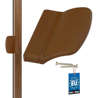 KOTARBAU ® Manija para puerta de balcón, Tirador de puerta de terraza, Mango, Manilla para puerta balconera, Asa de agarre para fumadores, Pomo para puertas correderas, ventanas, Marrón caramelo KOTARBAU ® Manija para puerta de balcón, Tirador de puerta de terraza, Mango, Manilla para puerta balconera, Asa de agarre para fumadores, Pomo para puertas correderas, ventanas, Marrón caramelo