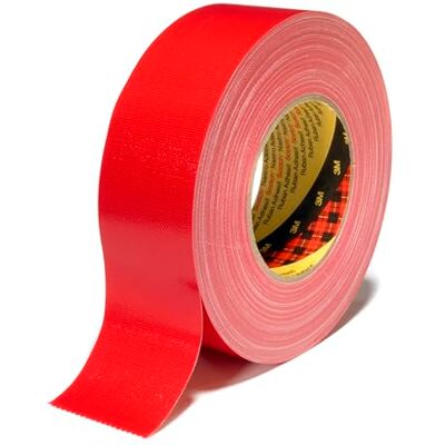 3M Cinta Americana de Resistencia Extra Fuerte , Rojo, 38 mm x 50 m, 1 Rollo 3M Cinta Americana de Resistencia Extra Fuerte , Rojo, 38 mm x 50 m, 1 Rollo