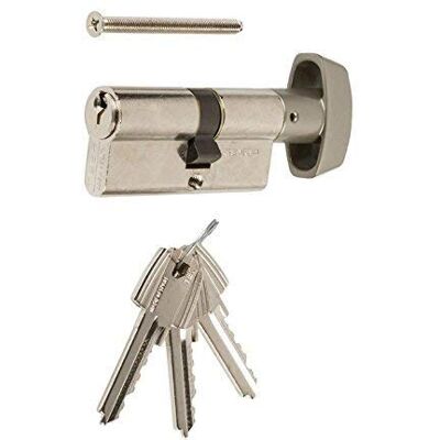 Cilindro Tesa TE5 - Níquel, 30-40 mm, Cerradura Segura - Cilindro de cerradura Cilindro Tesa TE5 - Níquel, 30-40 mm, Cerradura Segura - Cilindro de cerradura