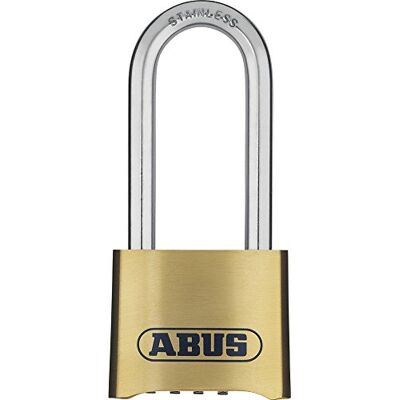 ABUS Candado de Combinación 180IB/50HB63 Arco Alto, Resistente, Latón ABUS Candado de Combinación 180IB/50HB63 Arco Alto, Resistente, Latón
