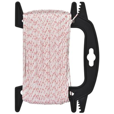 Corderie Italiane 6003458-00 Cuerda De Nylon, B/R 1.8 Mm, 100 Mt Con Winder, Blanco/Rojo Corderie Italiane 6003458-00 Cuerda De Nylon, B/R 1.8 Mm, 100 Mt Con Winder, Blanco/Rojo