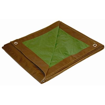 Dry Top 6 'x 8' Marrón/Verde Reversible Tamaño Completo 7-mil Poly Tarp tema #, 7 Dry Top 6 'x 8' Marrón/Verde Reversible Tamaño Completo 7-mil Poly Tarp tema #, 7