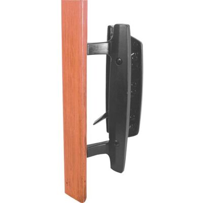 PRiME Juego de manijas de Puerta corredera de Cristal, Negro, 1 pack PRiME Juego de manijas de Puerta corredera de Cristal, Negro, 1 pack