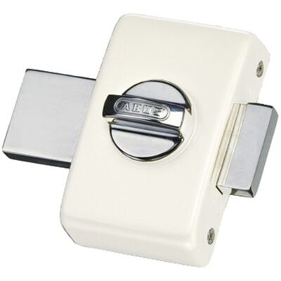 ABUS classik V83 CB45 W C Cerrojo con cilindro y botón (45 mm), color blanco ABUS classik V83 CB45 W C Cerrojo con cilindro y botón (45 mm), color blanco