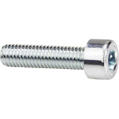 No Name Tornillos hexagonales M4 - 20mm Acero zincado - 100 piezas No Name Tornillos hexagonales M4 - 20mm Acero zincado - 100 piezas
