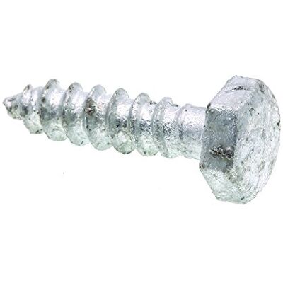 PRiME Lag perno en forma de tornillo, cabeza hexagonal, 1/4 en x 1 en, acero galvanizado, 100 unidades) PRiME Lag perno en forma de tornillo, cabeza hexagonal, 1/4 en x 1 en, acero galvanizado, 100 unidades)