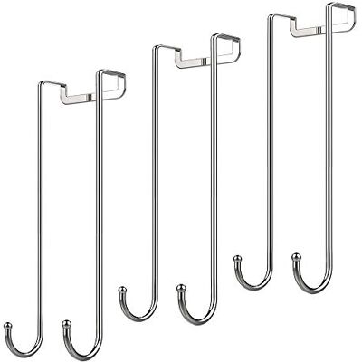 Lunmore Gancho para puerta de 30 cm de largo, resistente para el hogar, cocina, oficina Lunmore Gancho para puerta de 30 cm de largo, resistente para el hogar, cocina, oficina