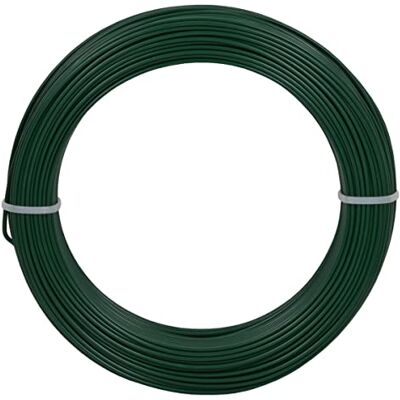 Corderie Italiane 2014096-00 De Alambre De Hierro Plastificado, 2,7 Mm, 100 Mt, Verde Corderie Italiane 2014096-00 De Alambre De Hierro Plastificado, 2,7 Mm, 100 Mt, Verde