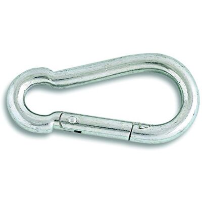 Chapuis mosquetones bomberos – Lote de 20 Mosquetones "bombero materia: acero galvanizado – Diámetro: 6 mm – longitud: 60 mm, Gris, Set de 20 piezas Chapuis mosquetones bomberos – Lote de 20 Mosquetones "bombero materia: acero galvanizado – Diámetro: 6 mm – longitud: 60 mm, Gris, Set de 20 piezas