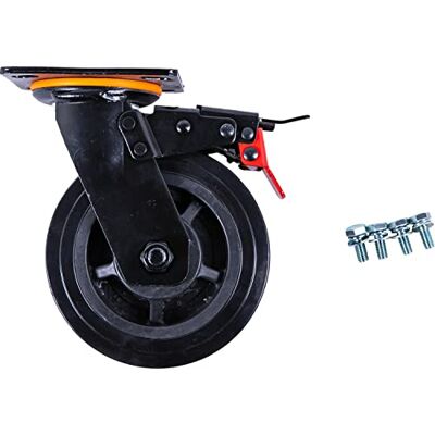 BRILLIANT TOOLS KS Tools Rueda pivotante para carro de taller P45 con tornillos BRILLIANT TOOLS KS Tools Rueda pivotante para carro de taller P45 con tornillos