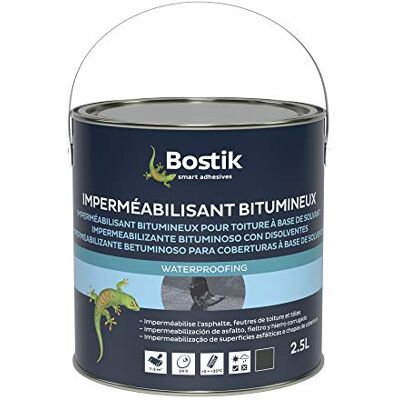Bostik Impermeabilizante Bituminoso, 2,5 litros Bostik Impermeabilizante Bituminoso, 2,5 litros