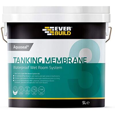Everbuild - Aquaseal - Azul - 5L - Membrana de estanqueidad Everbuild - Aquaseal - Azul - 5L - Membrana de estanqueidad