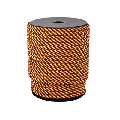 Cofan Carrete de cuerda trenzada helicoidal Medidas desde Ø 6 mm hasta Ø 16mm Rollos de 50, 100 y 200 metros Color amarillo/rojo Cofan Carrete de cuerda trenzada helicoidal Medidas desde Ø 6 mm hasta Ø 16mm Rollos de 50, 100 y 200 metros Color amarillo/rojo
