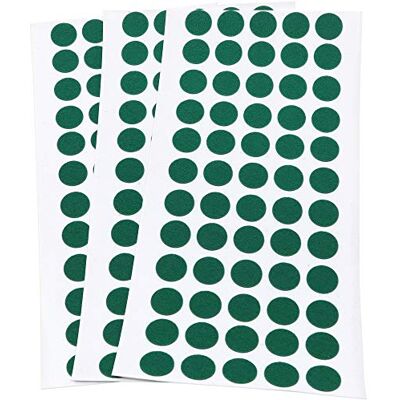 Adsamm ® / 180 x almohadillas de fieltro / Ø 14 mm / verde / redondo / Protectores de suelo para patas de mueble / auto-adhesivos / con grosor de 1,5 mm de la máxima calidad Adsamm ® / 180 x almohadillas de fieltro / Ø 14 mm / verde / redondo / Protectores de suelo para patas de mueble / auto-adhesivos / con grosor de 1,5 mm de la máxima calidad