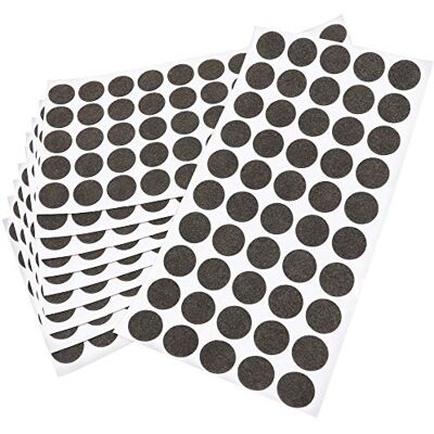 Adsamm ® / 500 x almohadillas de fieltro / Ø 20 mm / marrón / redondo / Protectores de suelo para patas de mueble / auto-adhesivos / con grosor de 1,5 mm de la máxima calidad Adsamm ® / 500 x almohadillas de fieltro / Ø 20 mm / marrón / redondo / Protectores de suelo para patas de mueble / auto-adhesivos / con grosor de 1,5 mm de la máxima calidad