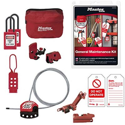 Master Lock Bloqueo de mantenimiento general kit clamshell inglés del Reino Unido Master Lock Bloqueo de mantenimiento general kit clamshell inglés del Reino Unido