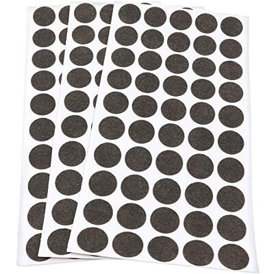 Adsamm ® / 150 x almohadillas de fieltro / 20x20 mm / marrón / redondo / Protectores de suelo para patas de mueble / auto-adhesivos / con grosor de 1,5 mm de la máxima calidad Adsamm ® / 150 x almohadillas de fieltro / 20x20 mm / marrón / redondo / Protectores de suelo para patas de mueble / auto-adhesivos / con grosor de 1,5 mm de la máxima calidad