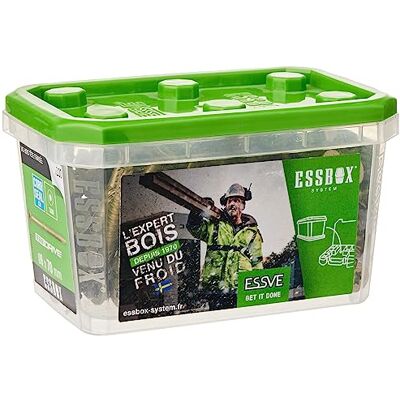 Scell-it Tornillos ESSBOX para madera – Ø6 mm x 70 mm – Caja de 100 – EX-1371271 Scell-it Tornillos ESSBOX para madera – Ø6 mm x 70 mm – Caja de 100 – EX-1371271