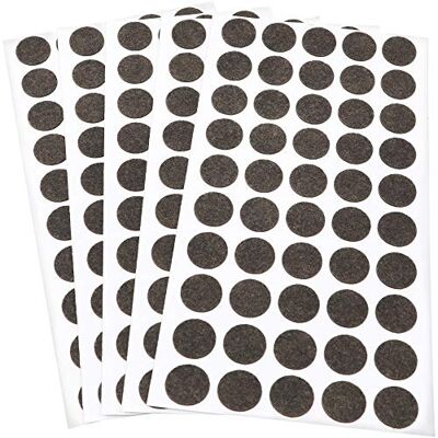Adsamm ® / 250 x almohadillas de fieltro / Ø 16 mm / marrón / redondo / Protectores de suelo para patas de mueble / auto-adhesivos / con grosor de 1,5 mm de la máxima calidad Adsamm ® / 250 x almohadillas de fieltro / Ø 16 mm / marrón / redondo / Protectores de suelo para patas de mueble / auto-adhesivos / con grosor de 1,5 mm de la máxima calidad