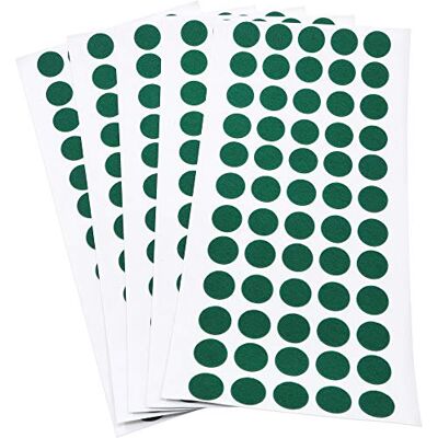 Adsamm ® / 300 x almohadillas de fieltro / Ø 14 mm / verde / redondo / Protectores de suelo para patas de mueble / auto-adhesivos / con grosor de 1,5 mm de la máxima calidad Adsamm ® / 300 x almohadillas de fieltro / Ø 14 mm / verde / redondo / Protectores de suelo para patas de mueble / auto-adhesivos / con grosor de 1,5 mm de la máxima calidad