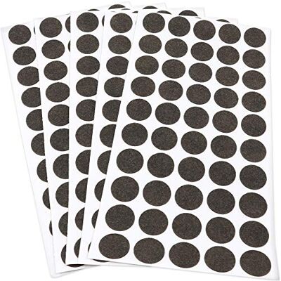 Adsamm ® / 250 x almohadillas de fieltro / 20x20 mm / marrón / redondo / Protectores de suelo para patas de mueble / auto-adhesivos / con grosor de 1,5 mm de la máxima calidad Adsamm ® / 250 x almohadillas de fieltro / 20x20 mm / marrón / redondo / Protectores de suelo para patas de mueble / auto-adhesivos / con grosor de 1,5 mm de la máxima calidad