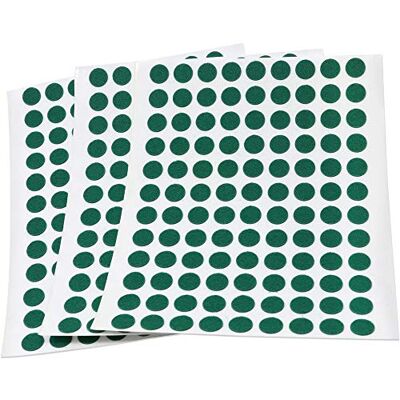 Adsamm ® / 324 x almohadillas de fieltro / Ø 10 mm / verde / redondo / Protectores de suelo para patas de mueble / auto-adhesivos / con grosor de 1,5 mm de la máxima calidad Adsamm ® / 324 x almohadillas de fieltro / Ø 10 mm / verde / redondo / Protectores de suelo para patas de mueble / auto-adhesivos / con grosor de 1,5 mm de la máxima calidad