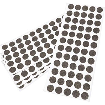 Adsamm ® / 300 x almohadillas de fieltro / Ø 14 mm / marrón / redondo / Protectores de suelo para patas de mueble / auto-adhesivos / con grosor de 1,5 mm de la máxima calidad Adsamm ® / 300 x almohadillas de fieltro / Ø 14 mm / marrón / redondo / Protectores de suelo para patas de mueble / auto-adhesivos / con grosor de 1,5 mm de la máxima calidad