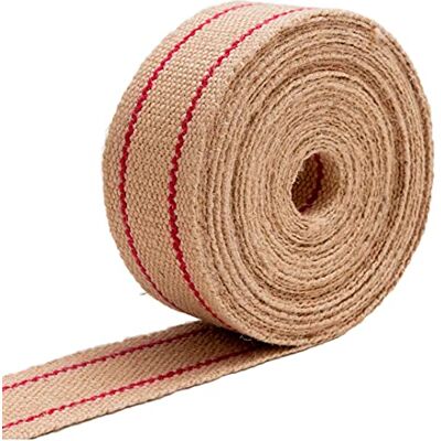 IPEA Correa de Yute para Manualidades – 10 metros – Fabricada en Italia – Cuerda Juta Profesional para Sillas, Tapicería, Sofás, Fijación de Muebles, Decoración – Color Natural – 50 mm IPEA Correa de Yute para Manualidades – 10 metros – Fabricada en Italia – Cuerda Juta Profesional para Sillas, Tapicería, Sofás, Fijación de Muebles, Decoración – Color Natural – 50 mm
