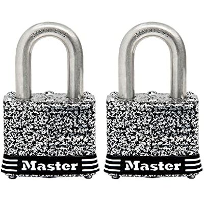 Master Lock Masterlock Co 3sskadhc inoxidable acero laminado CANDADO, 1 – 1/2 ", HC Master Lock Masterlock Co 3sskadhc inoxidable acero laminado CANDADO, 1 – 1/2 ", HC