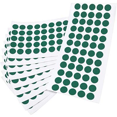 Adsamm ® / 600 x almohadillas de fieltro / Ø 14 mm / verde / redondo / Protectores de suelo para patas de mueble / auto-adhesivos / con grosor de 1,5 mm de la máxima calidad Adsamm ® / 600 x almohadillas de fieltro / Ø 14 mm / verde / redondo / Protectores de suelo para patas de mueble / auto-adhesivos / con grosor de 1,5 mm de la máxima calidad