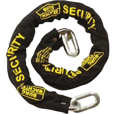 Burg-Wächter Cadena de seguridad GKM 10/100 dorada vendida, negra, 1 m, el embalaje puede variar Burg-Wächter Cadena de seguridad GKM 10/100 dorada vendida, negra, 1 m, el embalaje puede variar