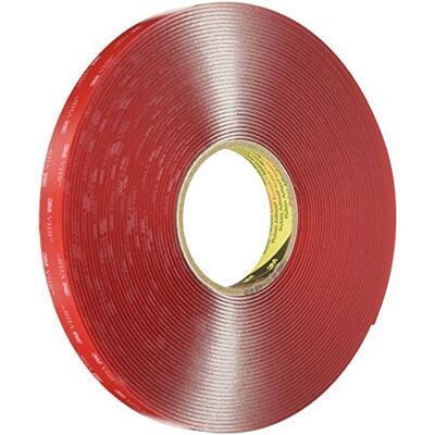 3M VHB Cinta Adhesiva, 4918 F, 19 mm x 16,5 m, 2 mm, 4 unidades, Transparente 3M VHB Cinta Adhesiva, 4918 F, 19 mm x 16,5 m, 2 mm, 4 unidades, Transparente