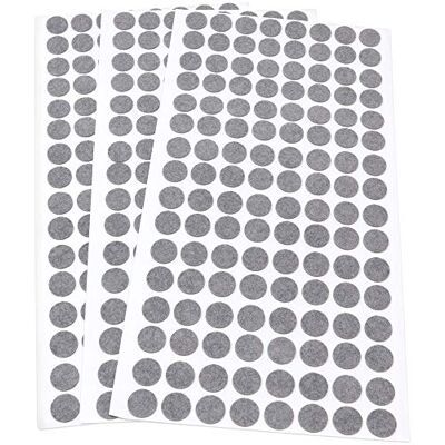 Adsamm ® / 384 x almohadillas de fieltro / Ø 12 mm / gris / redondo / Protectores de suelo para patas de mueble / auto-adhesivos / con grosor de 1,5 mm de la máxima calidad Adsamm ® / 384 x almohadillas de fieltro / Ø 12 mm / gris / redondo / Protectores de suelo para patas de mueble / auto-adhesivos / con grosor de 1,5 mm de la máxima calidad