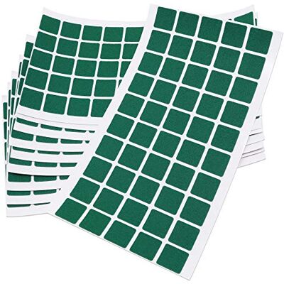 Adsamm ® / 500 x almohadillas de fieltro / 20x20 mm / verde / redondo / Protectores de suelo para patas de mueble / auto-adhesivos / con grosor de 1,5 mm de la máxima calidad Adsamm ® / 500 x almohadillas de fieltro / 20x20 mm / verde / redondo / Protectores de suelo para patas de mueble / auto-adhesivos / con grosor de 1,5 mm de la máxima calidad