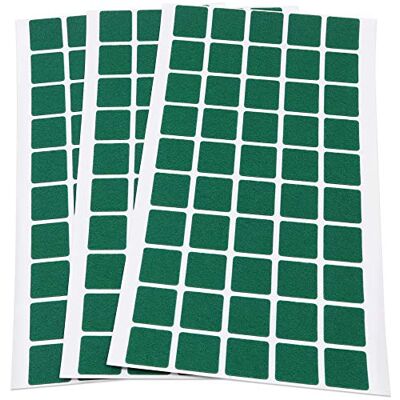 Adsamm ® / 150 x almohadillas de fieltro / 20x20 mm / verde / redondo / Protectores de suelo para patas de mueble / auto-adhesivos / con grosor de 1,5 mm de la máxima calidad Adsamm ® / 150 x almohadillas de fieltro / 20x20 mm / verde / redondo / Protectores de suelo para patas de mueble / auto-adhesivos / con grosor de 1,5 mm de la máxima calidad