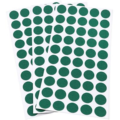Adsamm ® / 150 x almohadillas de fieltro / Ø 16 mm / verde / redondo / Protectores de suelo para patas de mueble / auto-adhesivos / con grosor de 1,5 mm de la máxima calidad Adsamm ® / 150 x almohadillas de fieltro / Ø 16 mm / verde / redondo / Protectores de suelo para patas de mueble / auto-adhesivos / con grosor de 1,5 mm de la máxima calidad