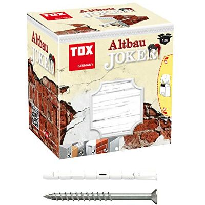 TOX Taco expansible universal Altbaujoker 8 x 90 mm, 12 piezas, TOX Taco expansible universal Altbaujoker 8 x 90 mm, 12 piezas,
