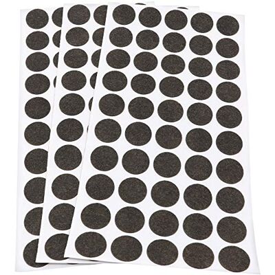 Adsamm ® / 150 x Almohadillas de Fieltro/Ø 20 mm/marrón/Redondo/Protectores de Suelo para Patas de Mueble/Auto-Adhesivos/con Grosor de 1,5 mm de la máxima Calidad Adsamm ® / 150 x Almohadillas de Fieltro/Ø 20 mm/marrón/Redondo/Protectores de Suelo para Patas de Mueble/Auto-Adhesivos/con Grosor de 1,5 mm de la máxima Calidad